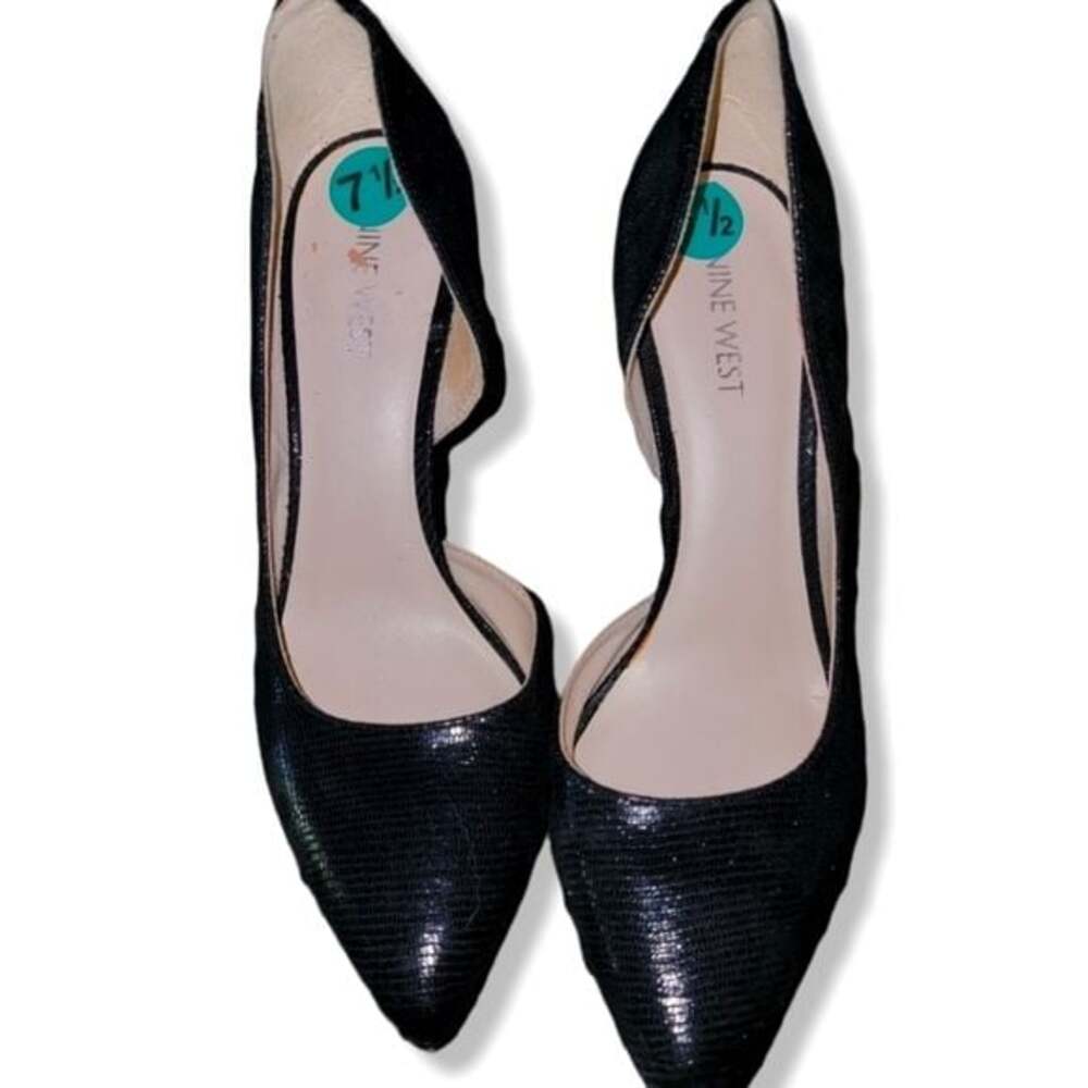 Nine West Black Flats